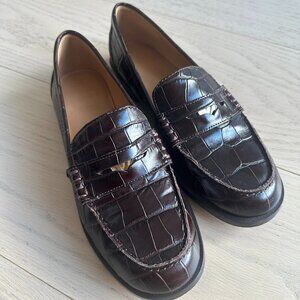 Madewell 'The Grayson Penny Loafer' in Chocolate Raisin